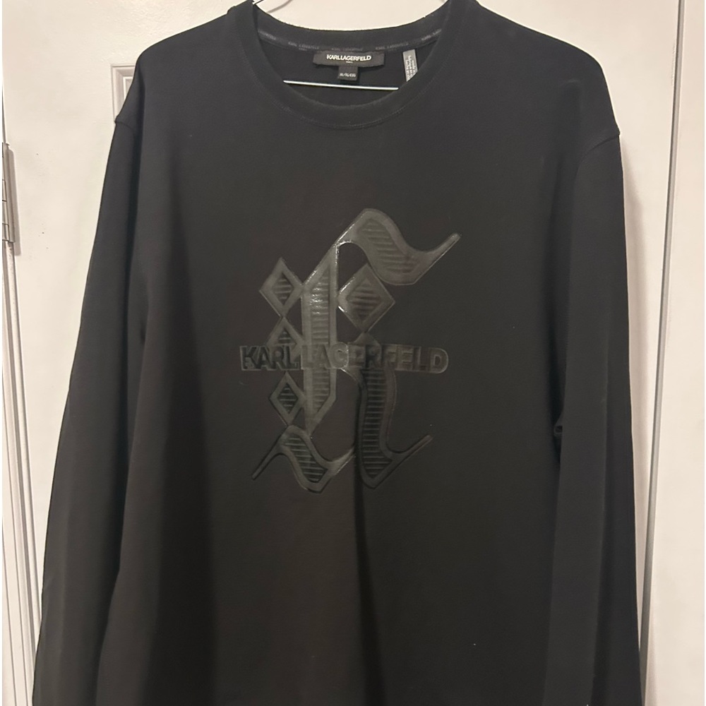 Karl lagerfield blk sweatshirt